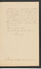 k.k. naturhistorisches Hofmuseum, Intendanzakten 1885-1896 (Hauer), Aktenzahl Z.26/1888, Seite 3